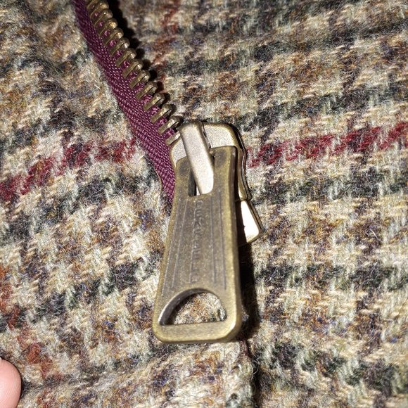 Penfield Landis Moon Shetland Wool Tweed Down-Filled Parka Medium - Picture 9 of 10